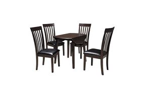 Signature Design by Ashley Hammis Dining Table and 4 Chairs-Dark Brown