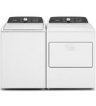 Whirlpool White 4.7 Cu. Ft. Top Load Washer and 7.0 Cu. Ft. Electric Moisture Sensing Dryer Pair