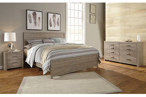 Signature Design by Ashley Culverbach King Panel Bed, Dresser and Nightstand-G