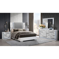 6PC YLIME QUEEN BEDROOM SET QB,DR,MR,NS