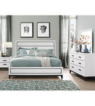 6PC KATE QUEEN BED ROOM SET QB, DR, MR, NS