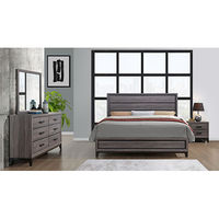 6PC KATE QUEEN BED ROOM SET QB, DR, MR, NS