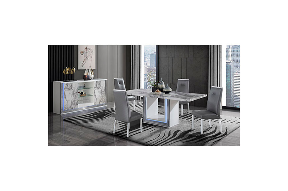 5PC Ylime Dining Table & Chairs (4)