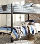 Signature Design by Ashley Dinsmore Twin over Twin Bunk Bed and 2 Mattresses