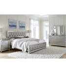 6PC Riley King Bedroom Set KB DR MR NS