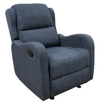 David Glider Recliner, Blue