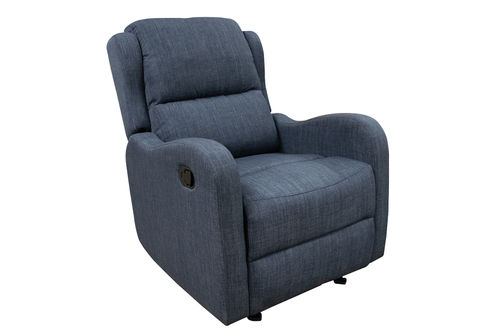 David Glider Recliner, Blue