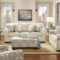 2PC Charisma Sofa & Loveseat, Linen