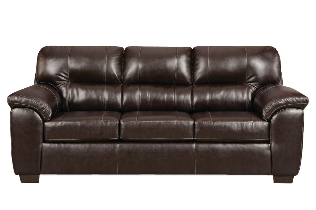 2PC Austin Sofa & Loveseat, Brown