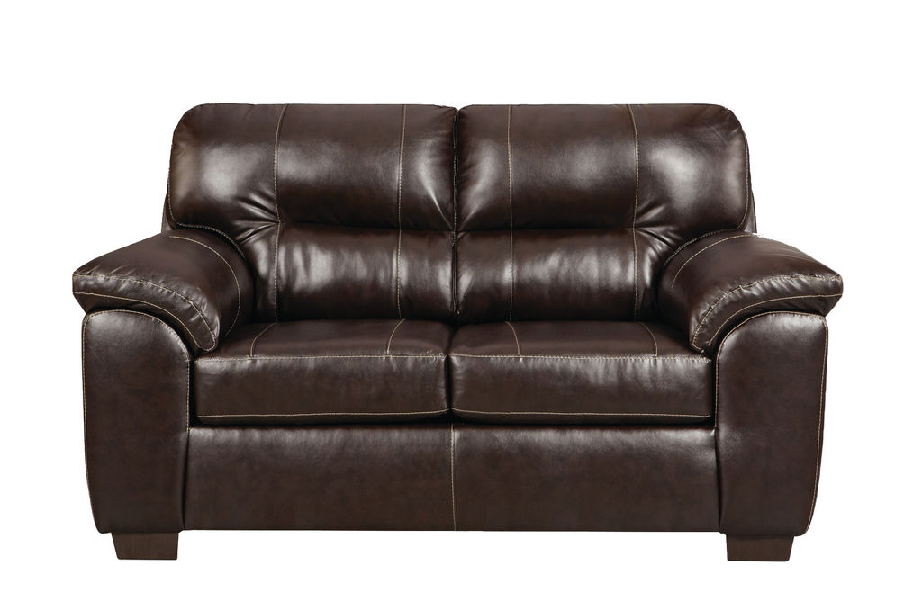 2PC Austin Sofa & Loveseat, Brown