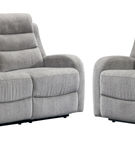 2PC Avanti Sofa & Loveseat, Grey