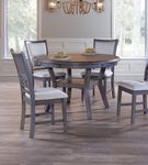 5PC Gia Dining Set, Gray