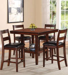 5PC Pendleton Dining Pub Set, Brown