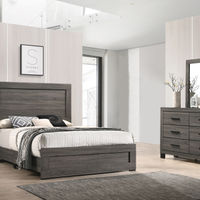 6PC Salt Creek Bedroom, QN Bed, DR, MR & 1NS, Gray