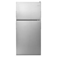 18 Cu FT, 30", Amana Top-Freezer Refrigerator, Stainless