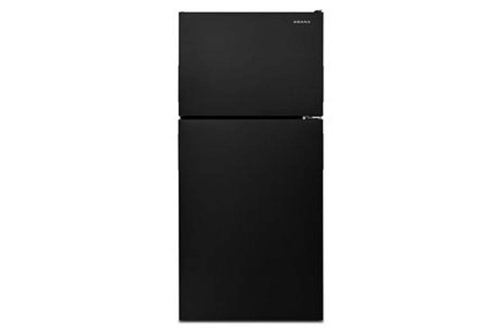 18 Cu Ft Black Top Mount Refrigerator With Crisper Bins - 30 In Wide