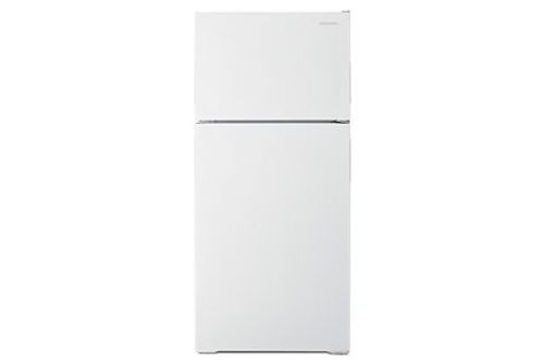 14 Cu ft. Top Mount 2fixed doors white