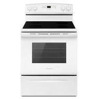 4.8 Cu Ft. 30" Electric Smooth Top Range, White