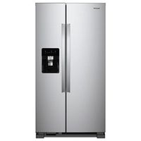 WHIRLPOOL 21 CF. SBS,WATER ICE IN DOOR,STAINLESS