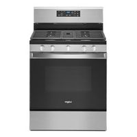 5.0 Cu Ft Freestanding Gas Range With Center Oval Burner - Stainless Steel