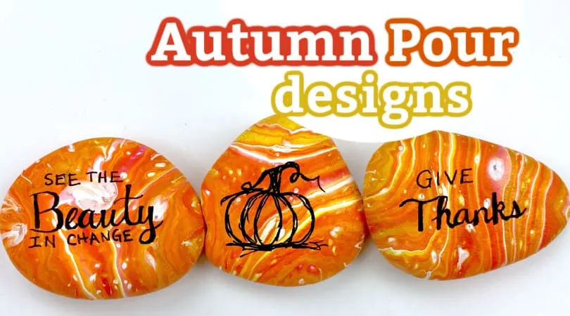 40 Cozy Autumn Rock Painting Ideas to Fall In Love With 9 paint poured fall rocks