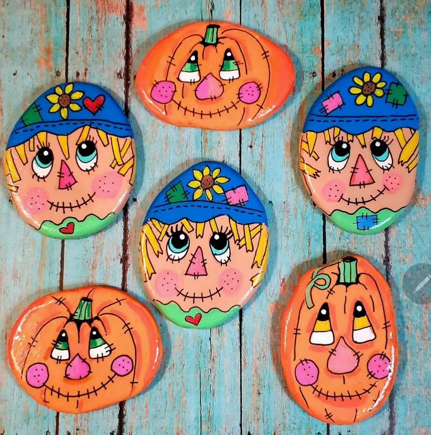 40 Cozy Autumn Rock Painting Ideas to Fall In Love With 36 autumn theme painted rocks