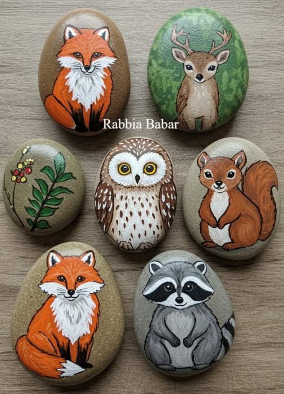40 Cozy Autumn Rock Painting Ideas to Fall In Love With 42 woodland animal painted rocks