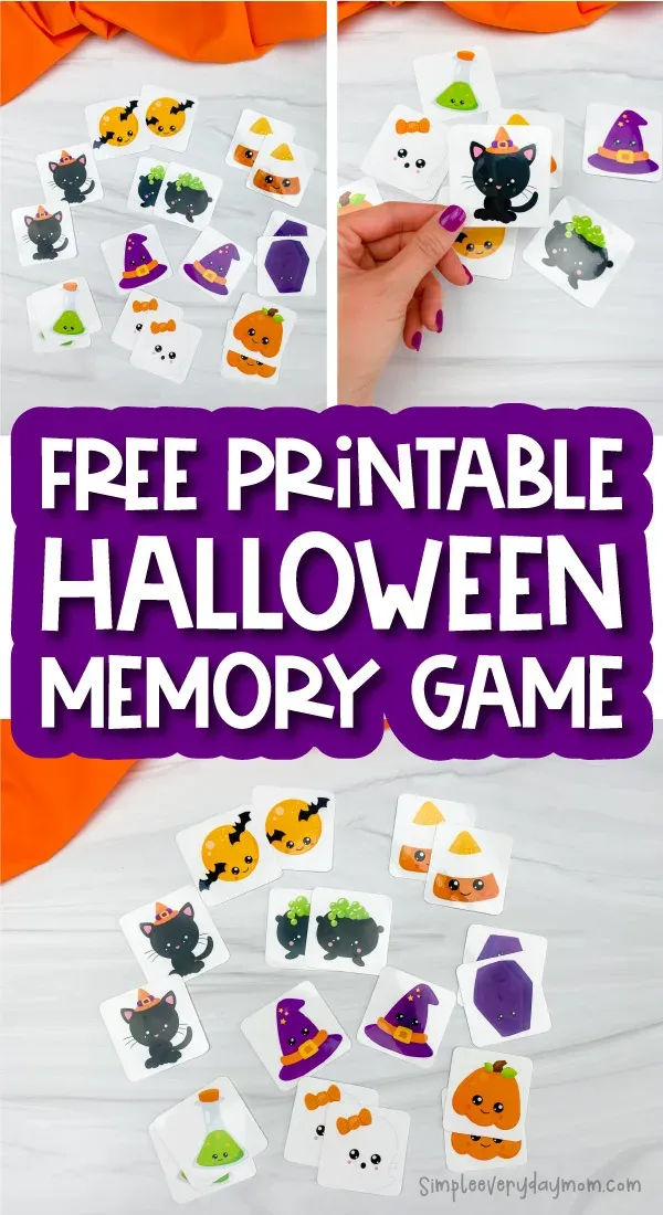 30 Spooky Fun Halloween Activities Printables for Kids (Free) 25 Halloween memory game