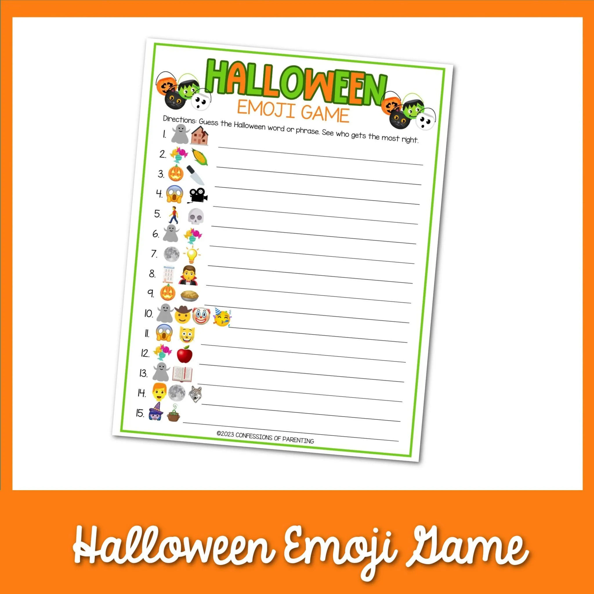 30 Spooky Fun Halloween Activities Printables for Kids (Free) 30 Halloween activity printables