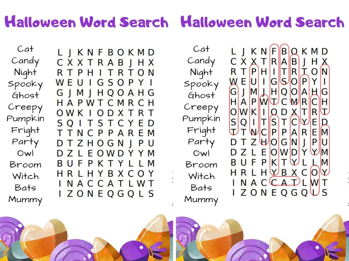 30 Spooky Fun Halloween Activities Printables for Kids (Free) 15 halloween word search