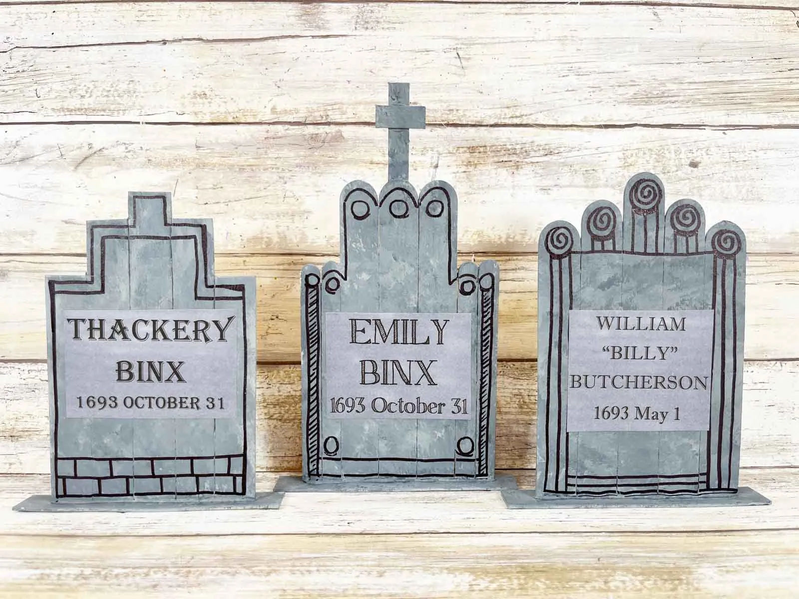 35 Glorious Hocus Pocus Crafts for a Spook-tacular Halloween 13 hocus pocus tombstone craft