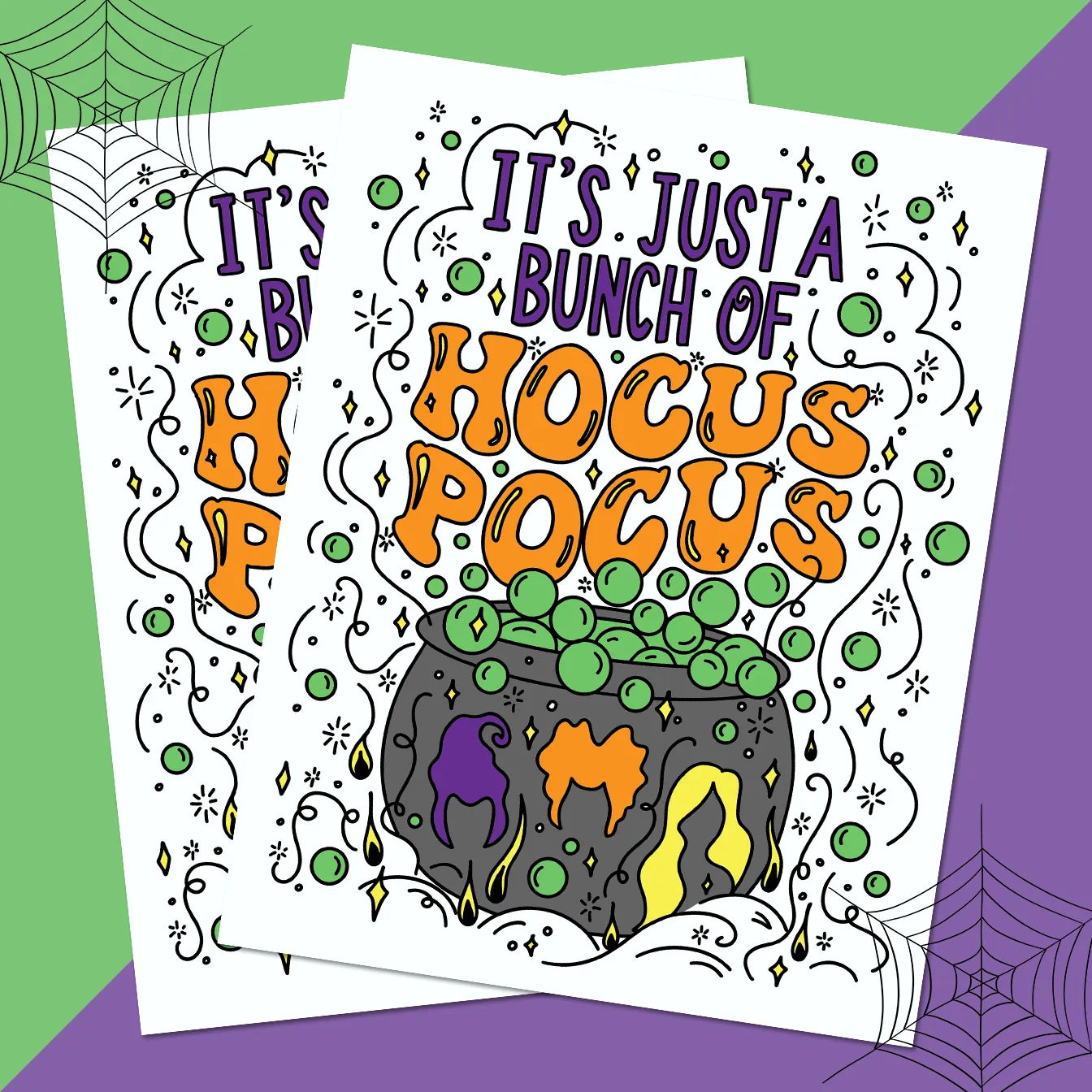 35 Glorious Hocus Pocus Crafts for a Spook-tacular Halloween 10 coloring page