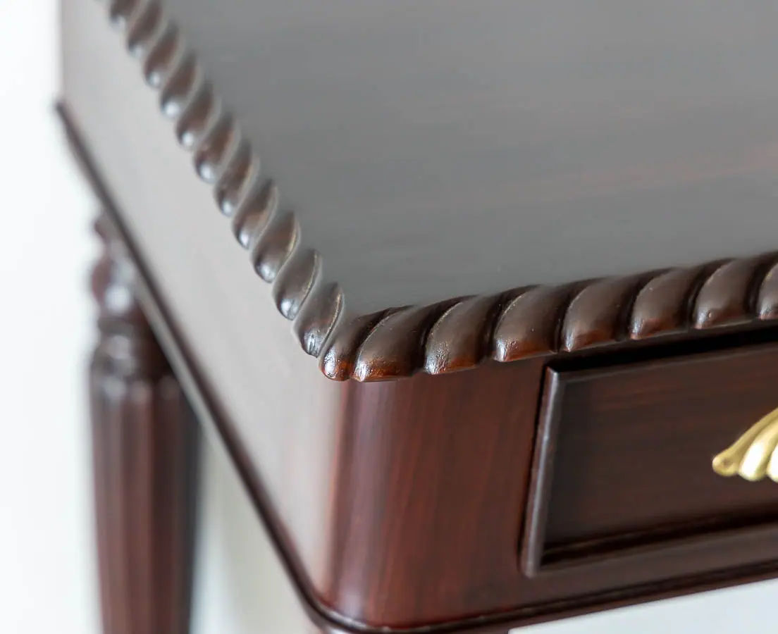 Antique Desks - British Colonial Rosewood Writing Table - The Past Perfect Collection Singapore