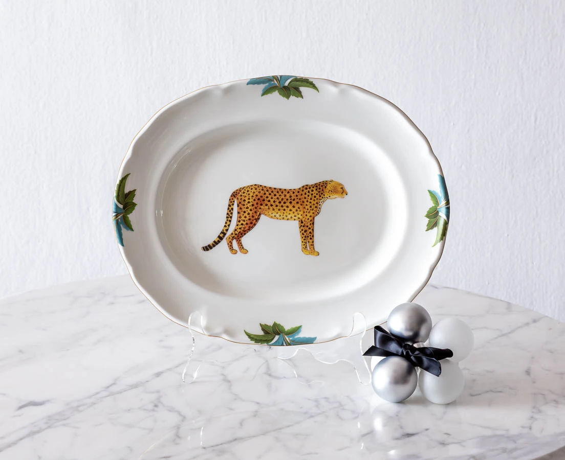 Rosabagh Oval Platter Good Earth l The Past Perfect Collection l Singapore