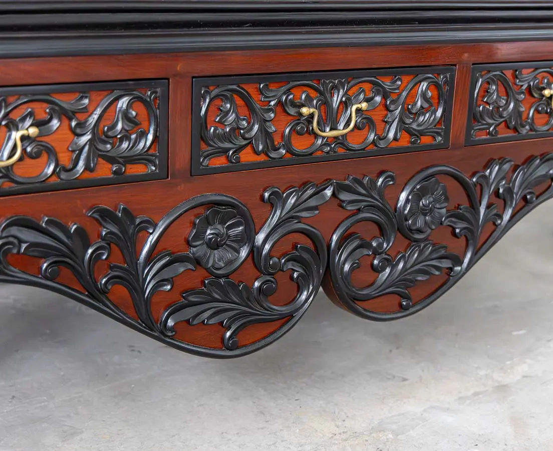 Dutch Colonial Mahogany and Ebony Cupboard - The Past Perfect Collection Singapore