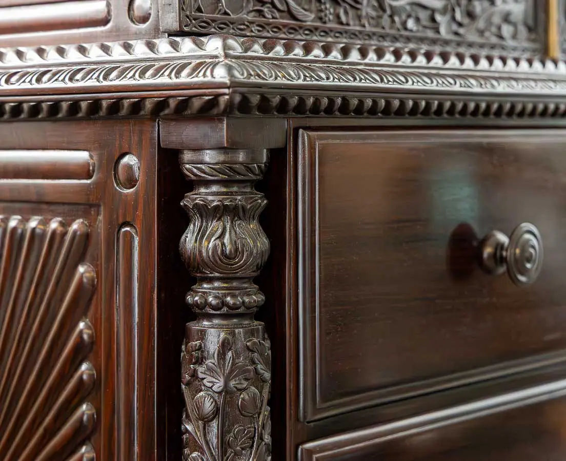 British Colonial Rosewood Linen Press - The Past Perfect Collection Singapore
