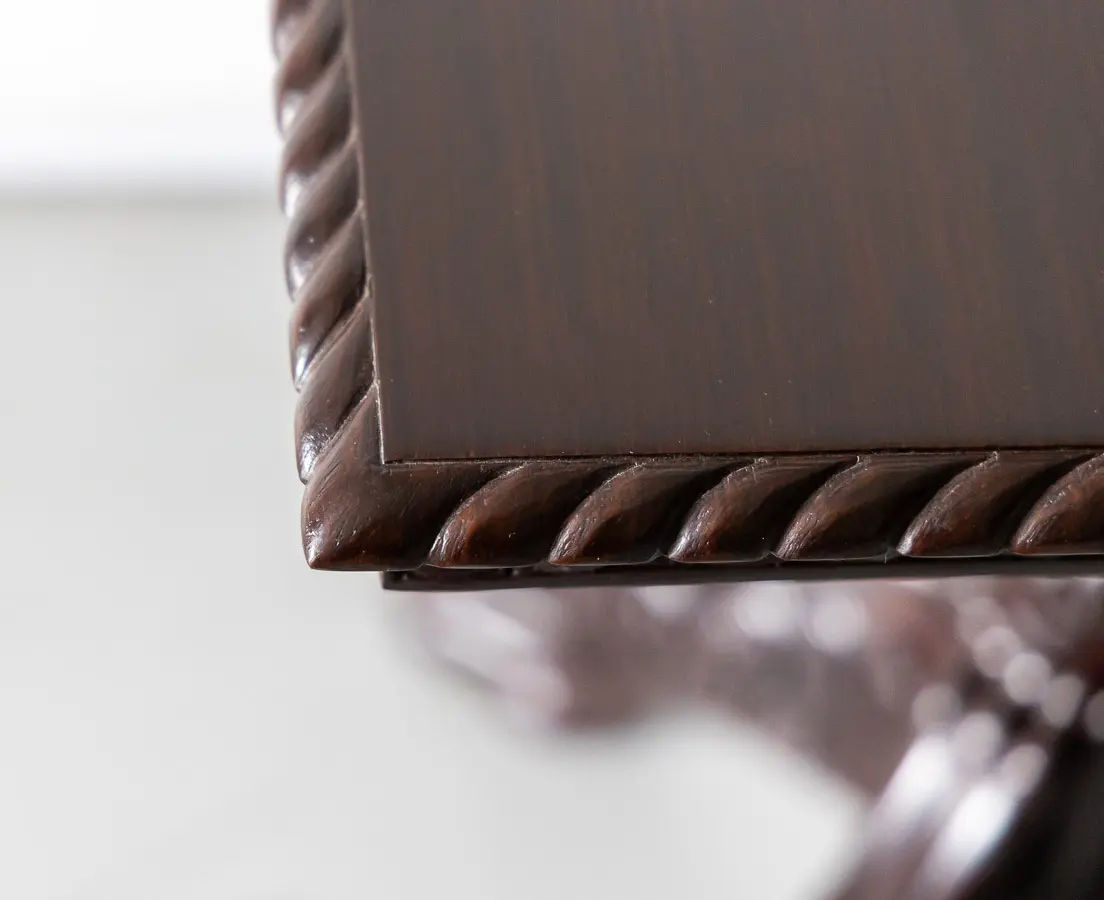 Pair of Rosewood Square Side Tables - The Past Perfect Collection - Singapore