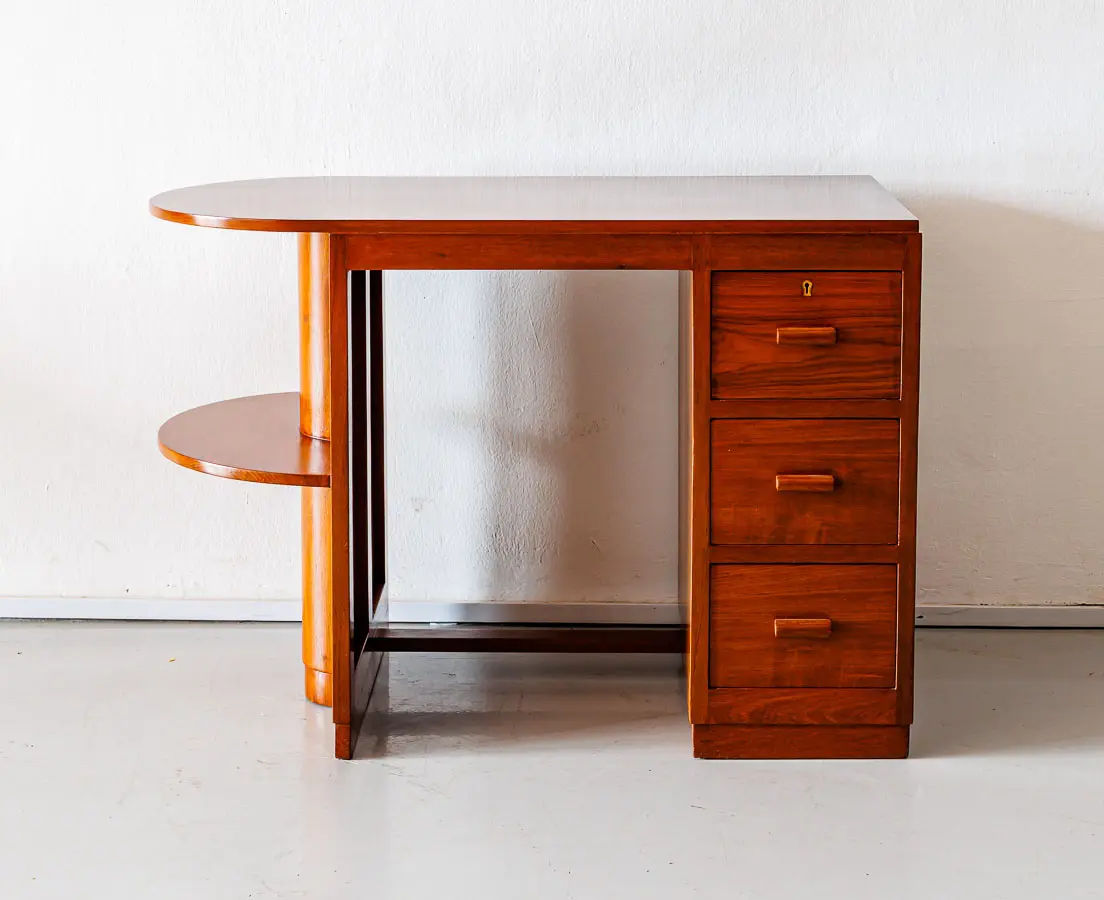 British Colonial Teakwood Desk - The Past Perfect Collection - Singapore