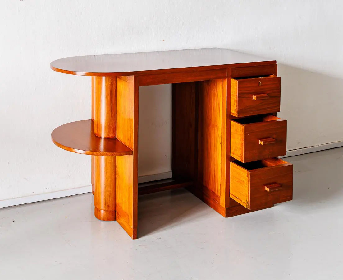 British Colonial Teakwood Desk - The Past Perfect Collection - Singapore