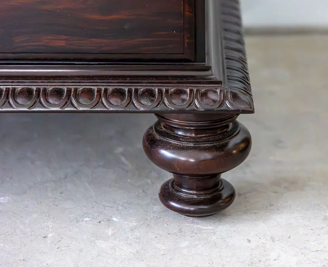 British Colonial Rosewood Secretaire Chest of Drawers - The Past Perfect Collection Singapore