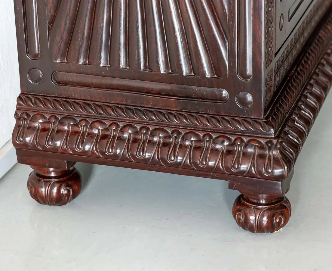 Carved 2 Door Sideboard - The Past Perfect Collection - Singapore