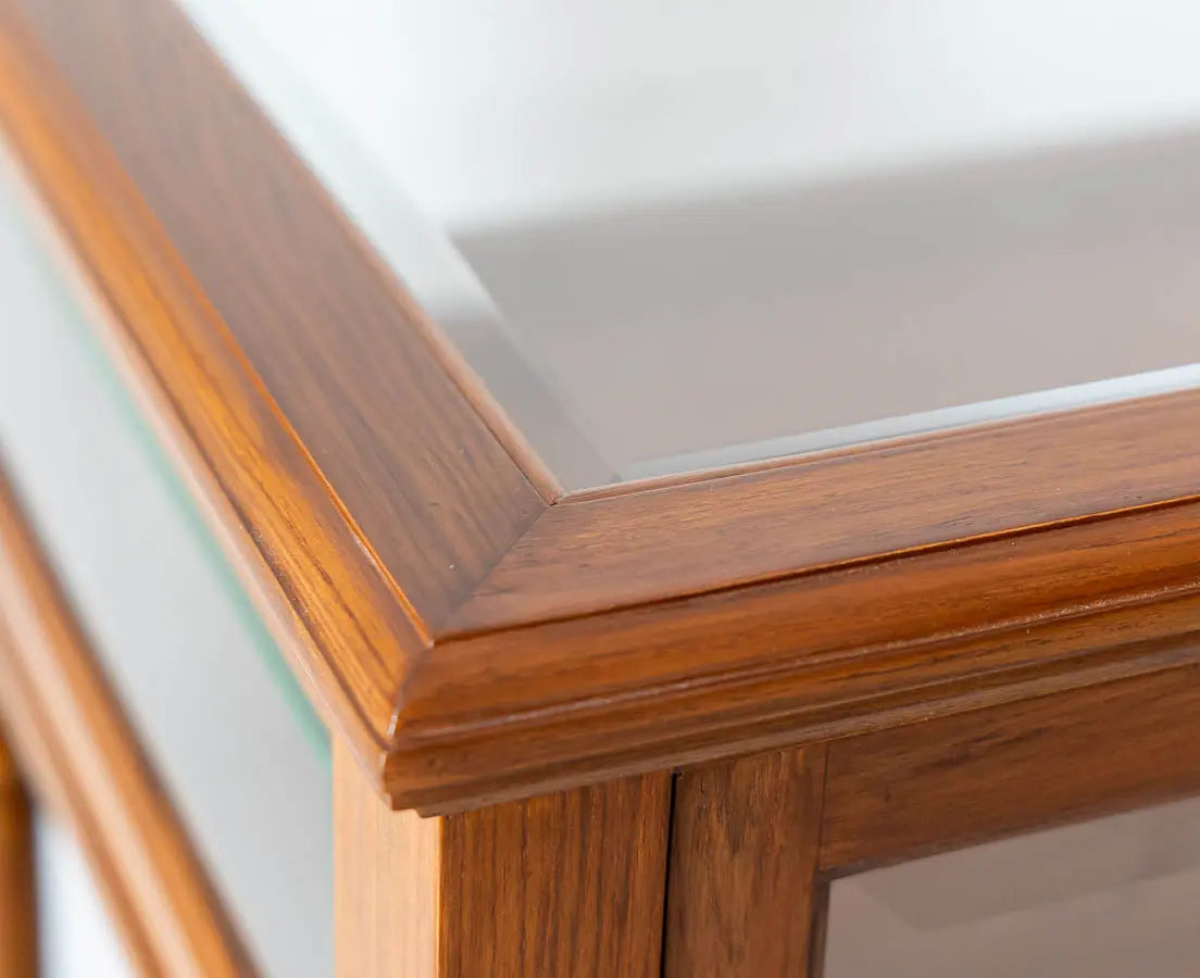British Colonial Teakwood Display Table - The Past Perfect Collection - Singapore
