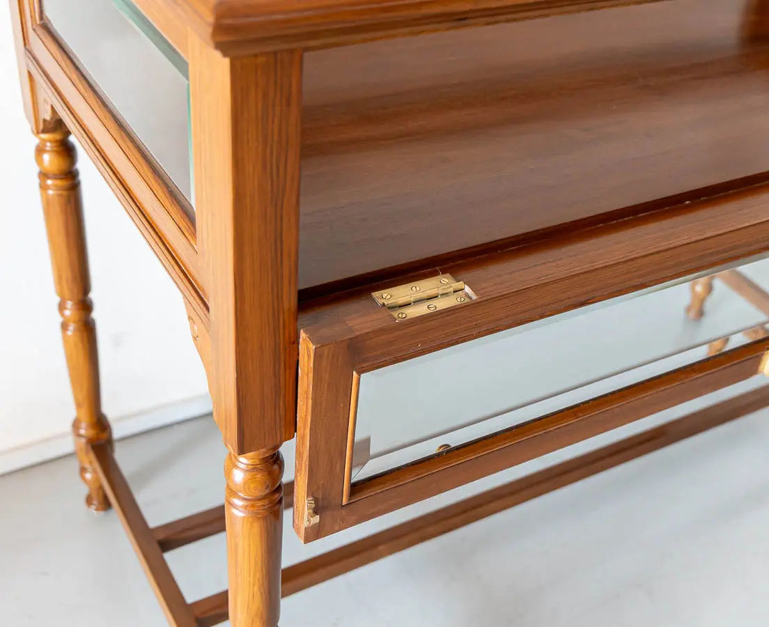British Colonial Teakwood Display Table - The Past Perfect Collection - Singapore