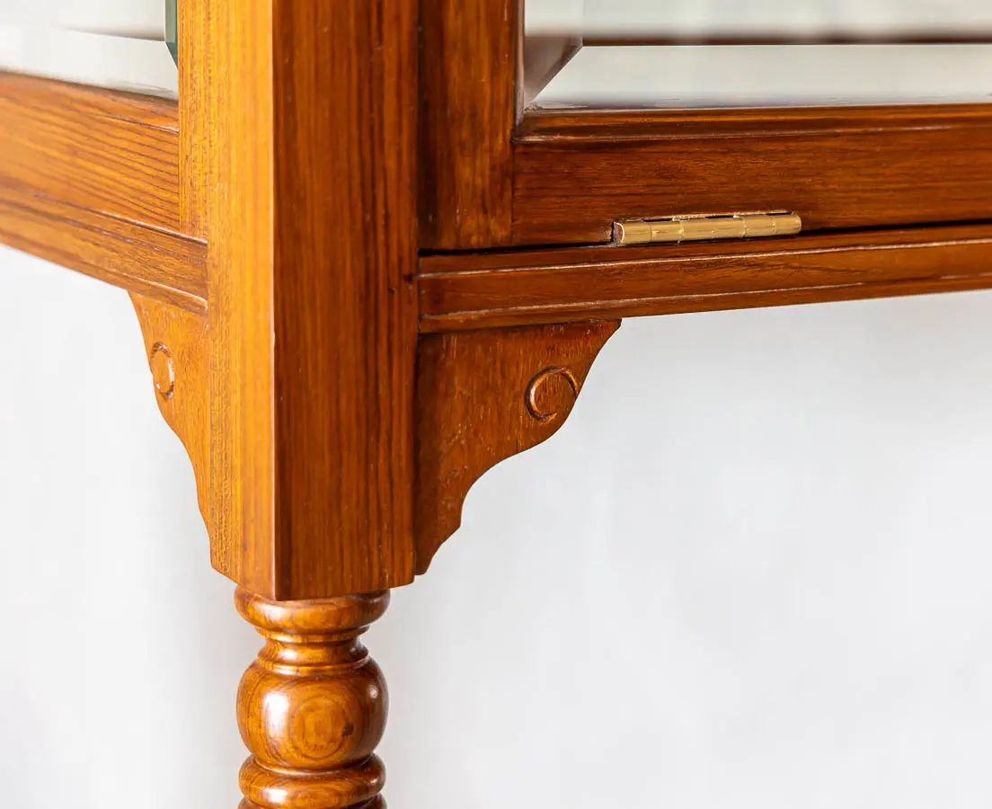 British Colonial Teakwood Display Table - The Past Perfect Collection - Singapore