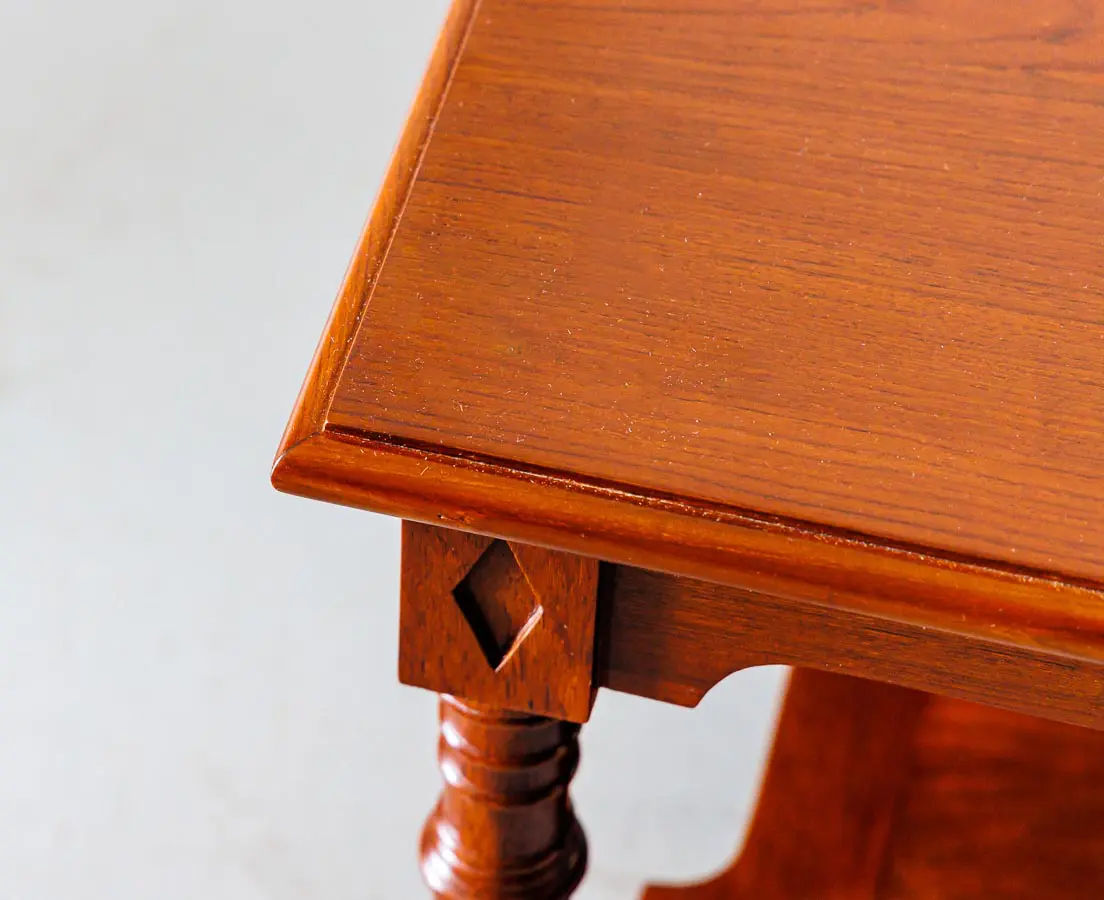 Antique tables - British Colonial Teakwood Coffee Table - The Past Perfect Collection - Singapore