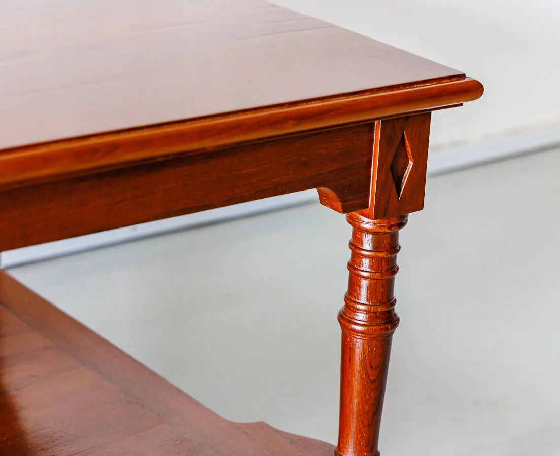 Antique tables - British Colonial Teakwood Coffee Table - The Past Perfect Collection - Singapore