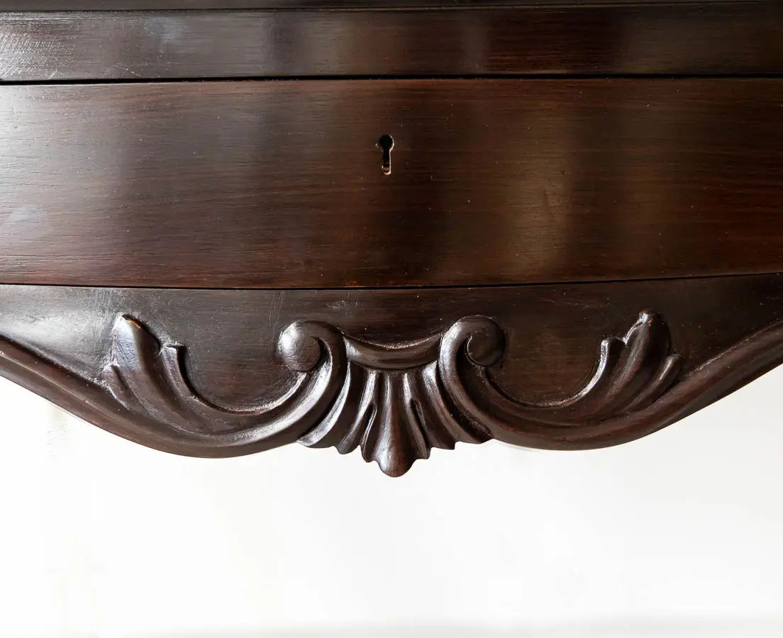 British Colonial Rosewood Writing Table - The Past Perfect Collection - Singapore