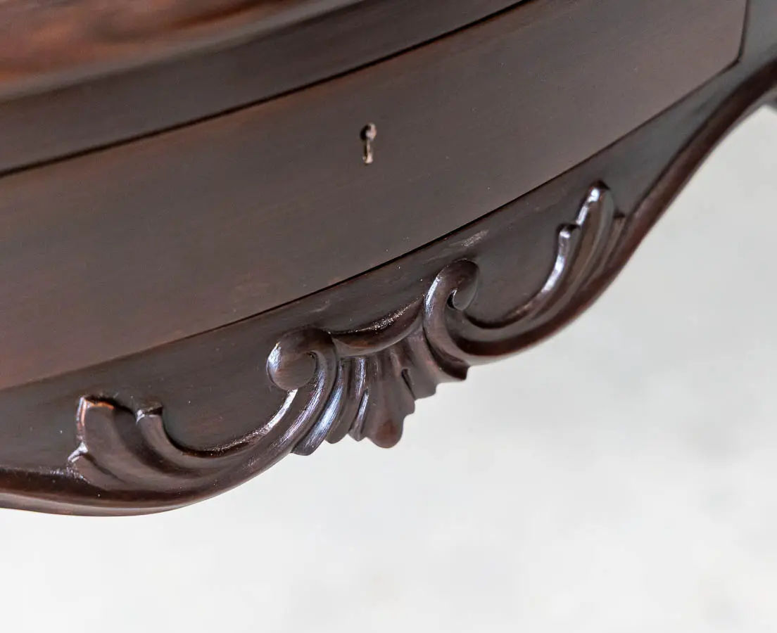 British Colonial Rosewood Writing Table - The Past Perfect Collection - Singapore