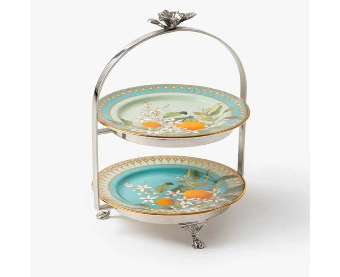 Tangerine Mini Plate Stand-Good Earth
