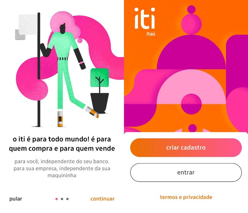 Se cadastrar no Iti Se cadastrar no Iti
